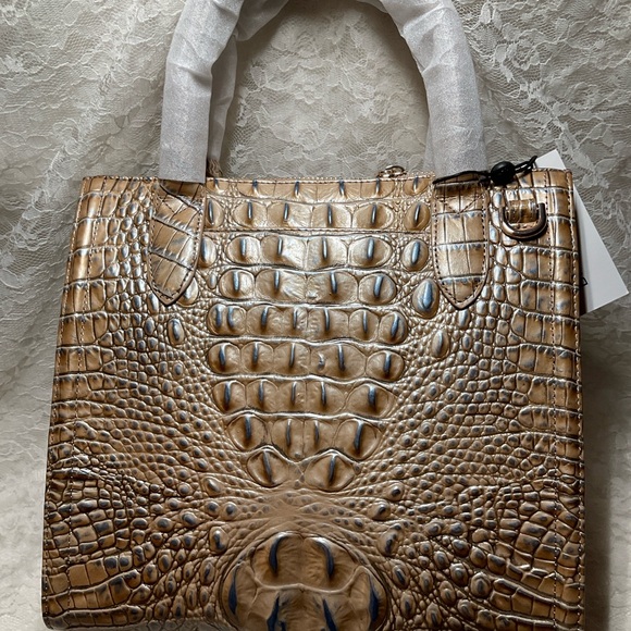 NWT BRAHMIN “stunning” CLIFFSIDE MELBOURNE SM CAROLINE - Picture 3 of 9